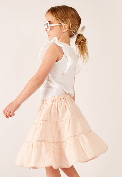 Blush - Tiered Skirt