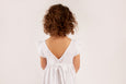 White - Bow Back Dress