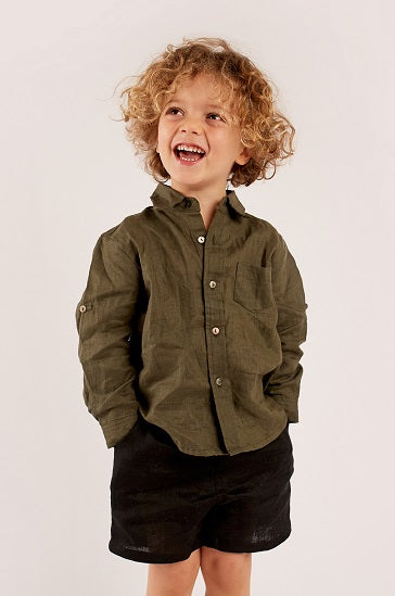 Khaki - Long Sleeve Shirt