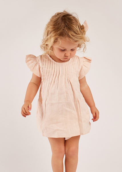 Blush - Cap Sleeve Dress + Bloomers