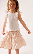 Blush - Tiered Skirt